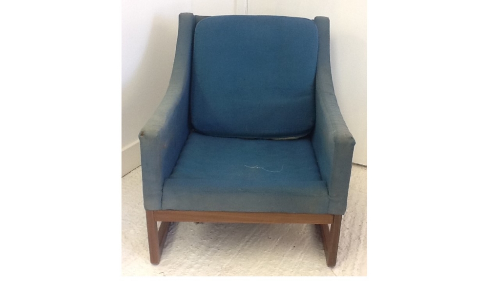 Blue Chair - Kate - Before